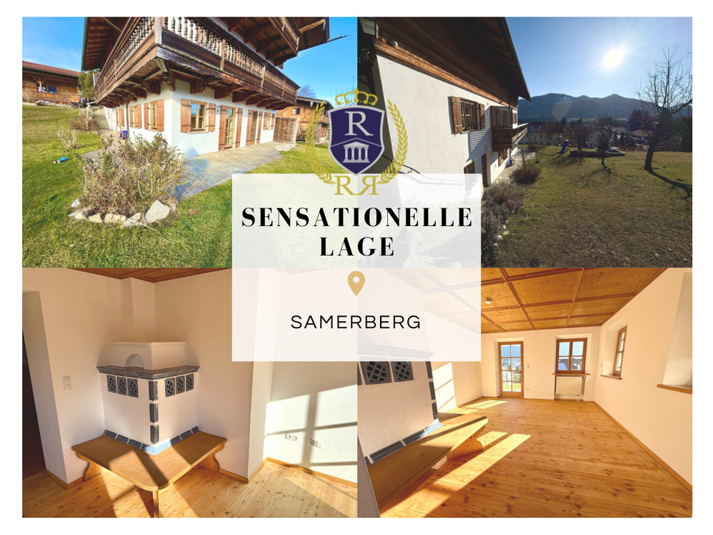 Thumbnail-Landhausflair am Samerberg: 3-Zimmer-Wohnung mit Terrasse und Bergblick
