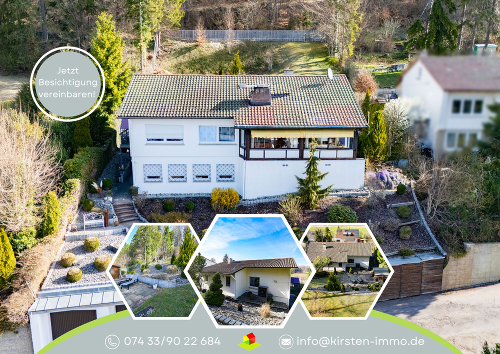 Thumbnail-Albstadt-Tailfingen: Energetisch modernisiertes Einfamilienhaus mit Wärmepumpe und Terrassengarten!