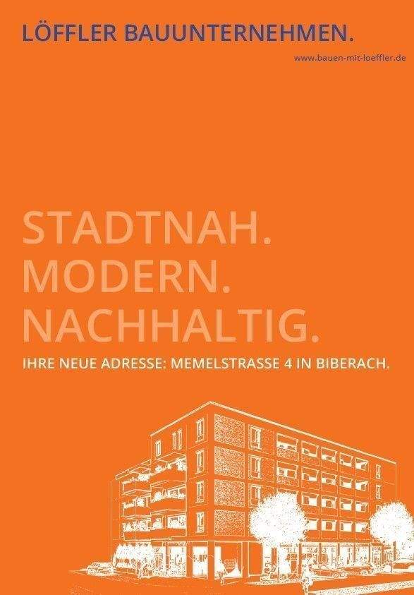 Thumbnail-STADTNAH | MODERN | NACHHALTIG - Biberach - 3,5-Zimmer Wohnung