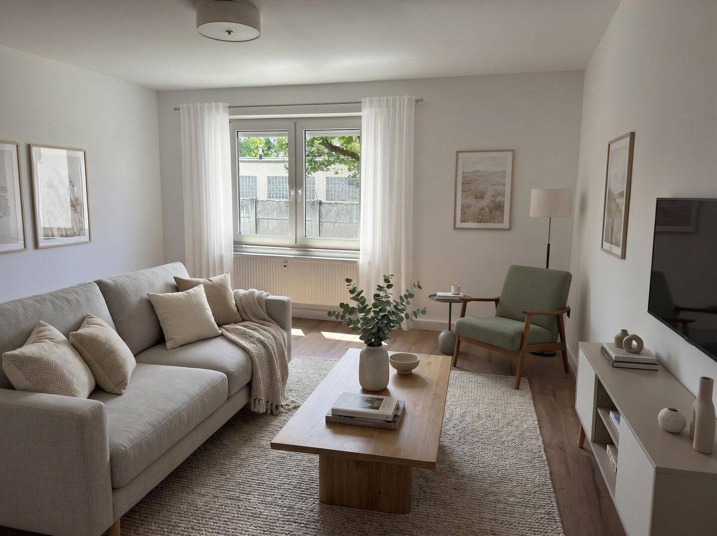 Thumbnail-Stilvoll saniert: Flexible 3-Zi.-Wohnung mit Balkon & Einbauküche in Bamberg