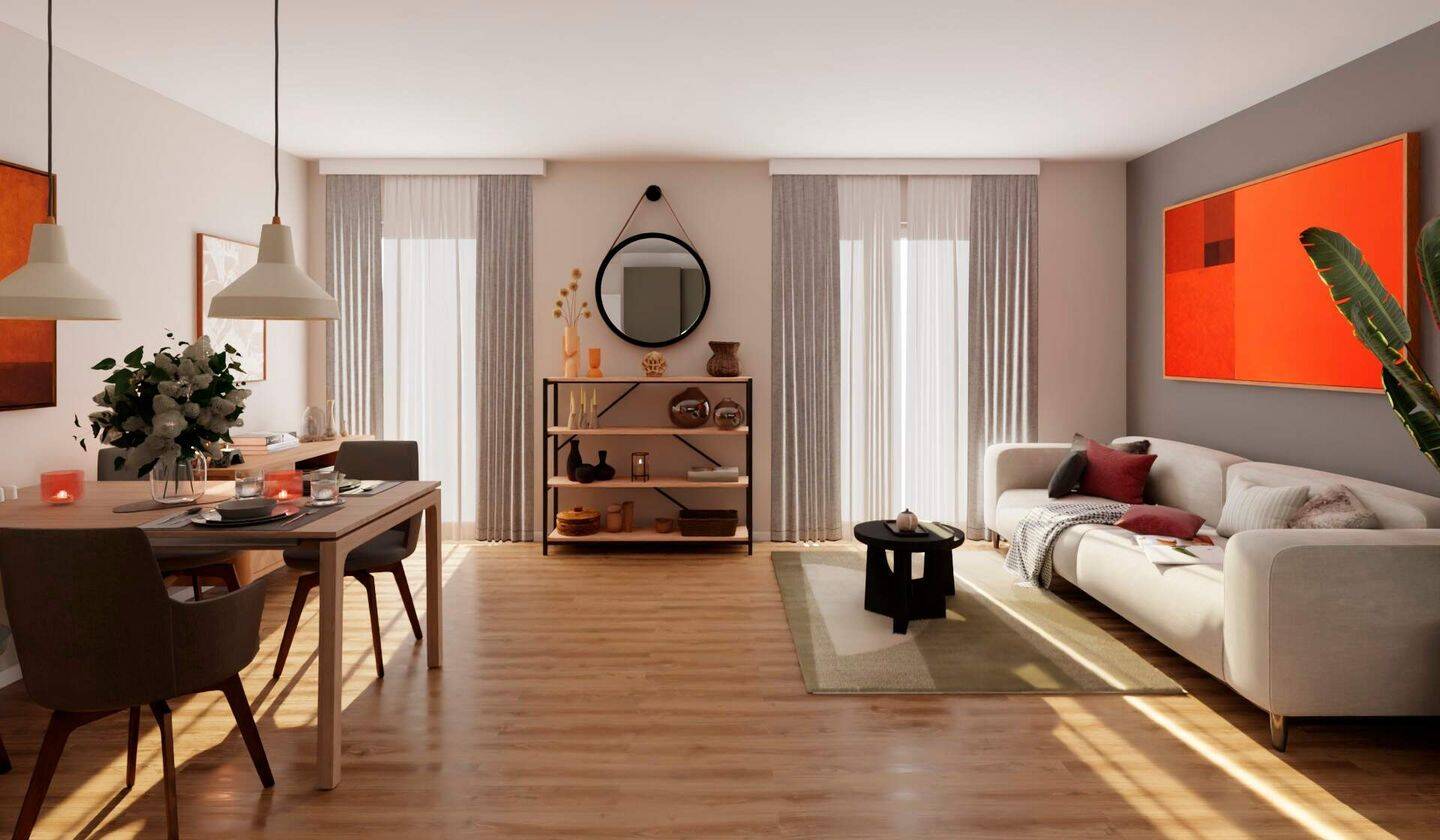 Thumbnail-2-Zimmer-Wohnung mit Balkon in Südausrichtung