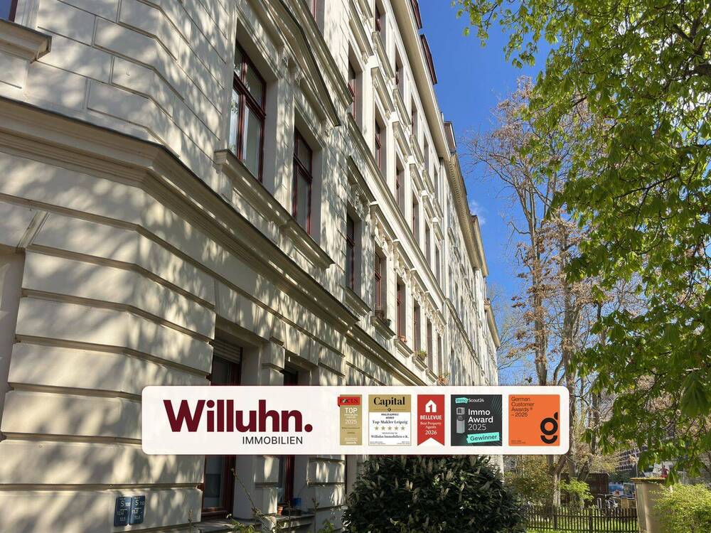 Thumbnail-RESERVIERT: Bezugsfrei nahe Karl-Heine-Kanal: exklusive Altbauwohnung mit Sauna und Balkon