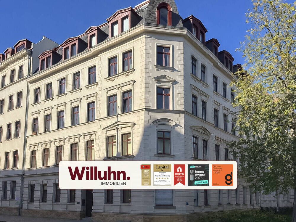 Thumbnail-RESERVIERT: Bezugsfrei nahe Karl-Heine-Kanal: exklusive Altbauwohnung mit Sauna und Balkon