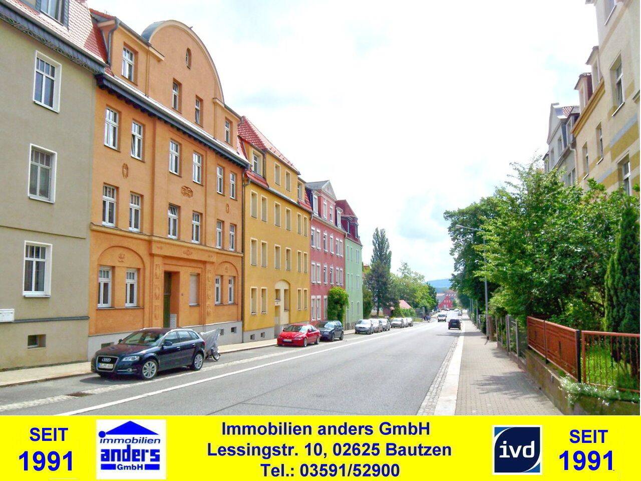 Thumbnail-Moderne 3-Raum-Wohnung mit gemeinschaftlichen Wiesengrundstück in Bautzen