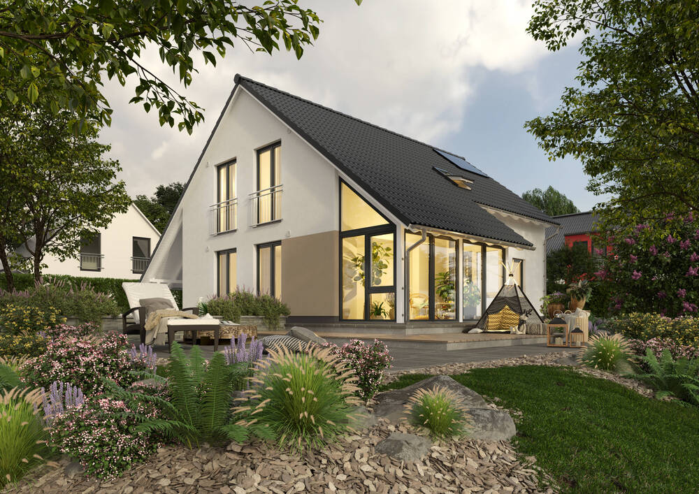 Thumbnail-Einfamilienhaus mit Wintergarten