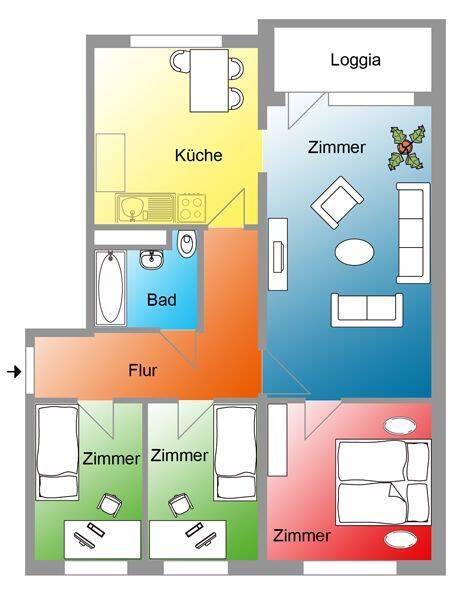 Thumbnail-Wir haben renoviert - 4 Zimmer Wohnung im 5. OG