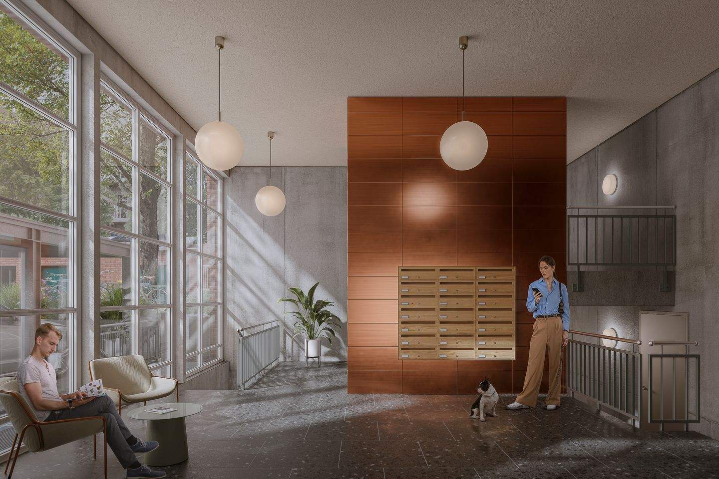 Thumbnail-Exklusiver Neubau in Schleußig: 2-Raum-Wohnung mit HWR & Loggia