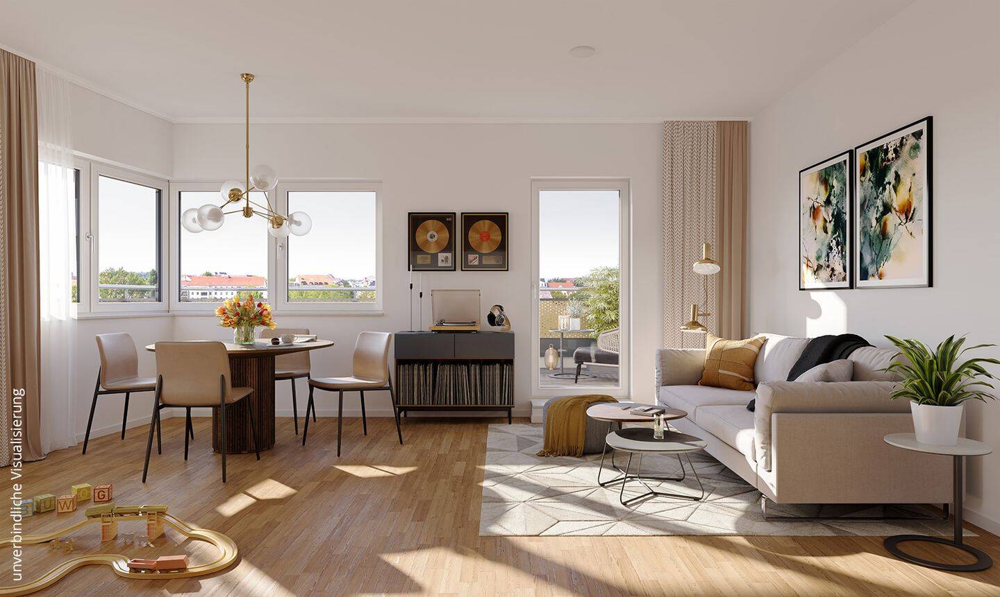 Thumbnail-Für die ganze Familie! Attraktive 5-Zimmerwohnung mit großem Balkon nahe dem Zentrum Leipzigs