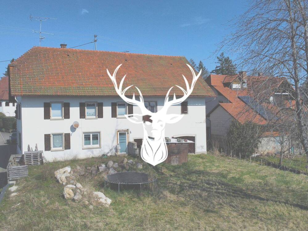 Thumbnail-Großzügiges Bauernhaus mit separatem Ökonomieanteil in idyllischer Lage von Ühlingen zu verkaufen