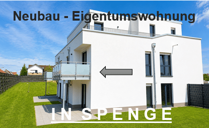 Thumbnail-IN SPENGE: 3 Zi. Neubau- ETW. Jetzt zum Einzug bereit.