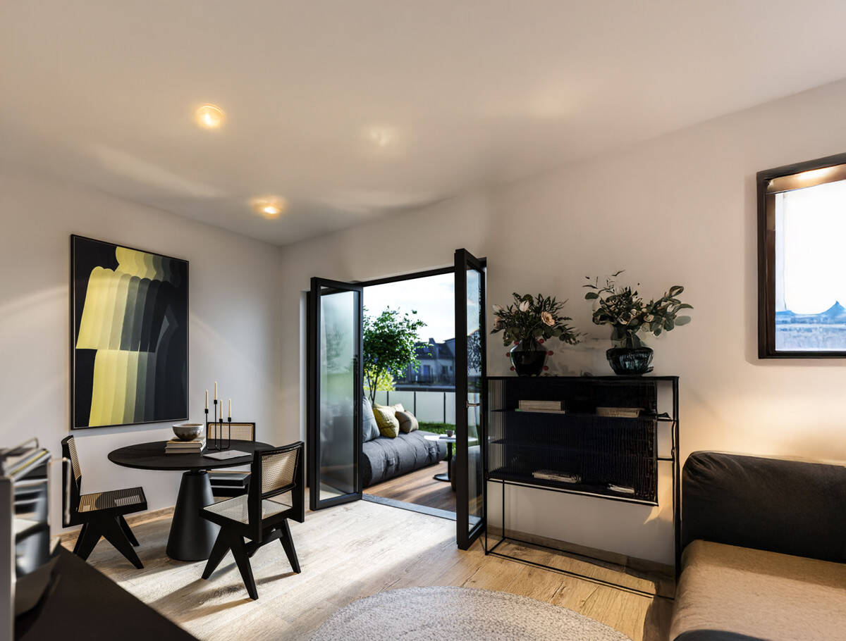 Thumbnail-2-Zimmer-Apartment mit Terrasse, Möblierung & Fußbodenheizung - direkt einziehen und wohlfühlen!