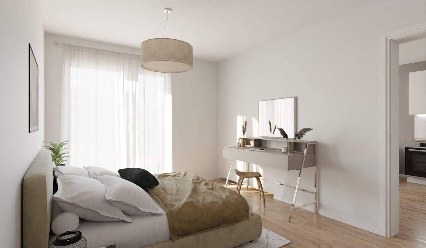 Lichtdurchflutetes und komfortables Schlafzimmer