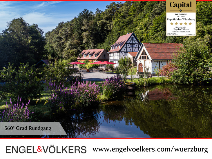 Thumbnail-Einzigartiges Mühlenanwesen in Alleinlage des Spessart