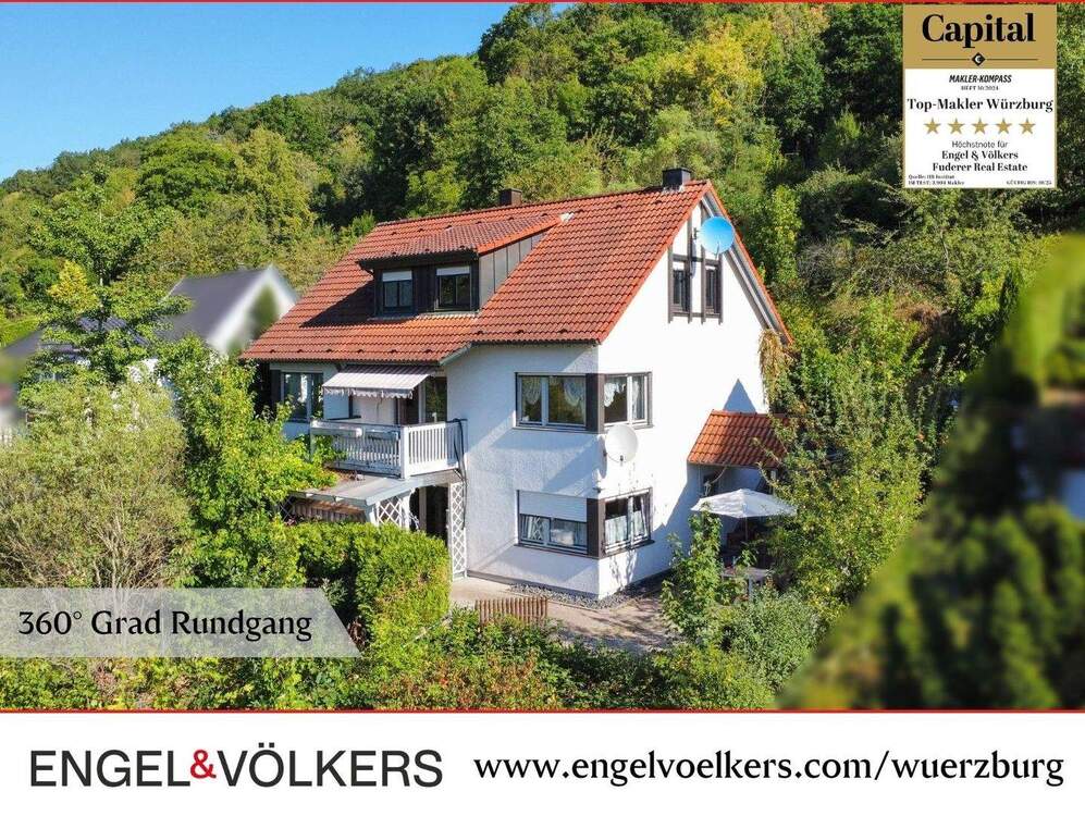 Thumbnail-Wohnen mit Weitblick: Familienhaus im Grünen mit Blick ins Maintal