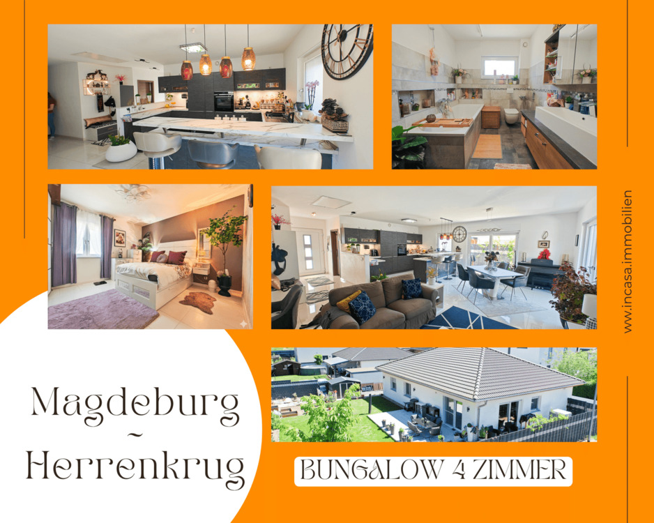 Thumbnail-Moderner Bungalow im Herrenkrug - Wohnen in einer der begehrtesten Wohnlagen Magdeburgs