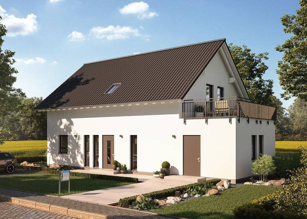 Thumbnail-Großes Einfamilienhaus - Energieeffizient, bezahlbar & mit kurzer Bauzeit
