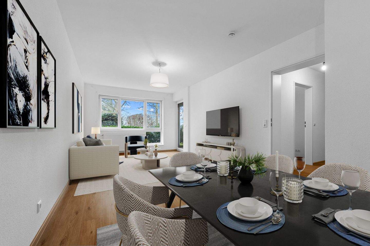 Thumbnail-Gepflegte Eigentumswohnung mit 2 Zimmern Im Erdgeschoss inkl Freisitz und Kellerabteil IN DENZLINGEN