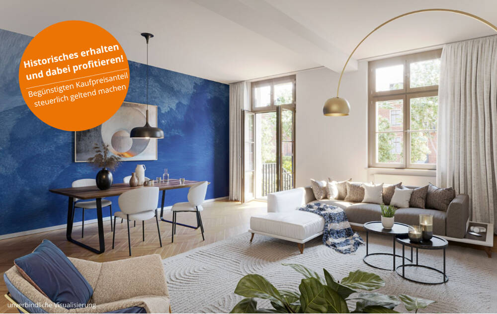 Thumbnail-1,5 Zimmer-Wohnung mit ca. 43m² und tollem Balkon