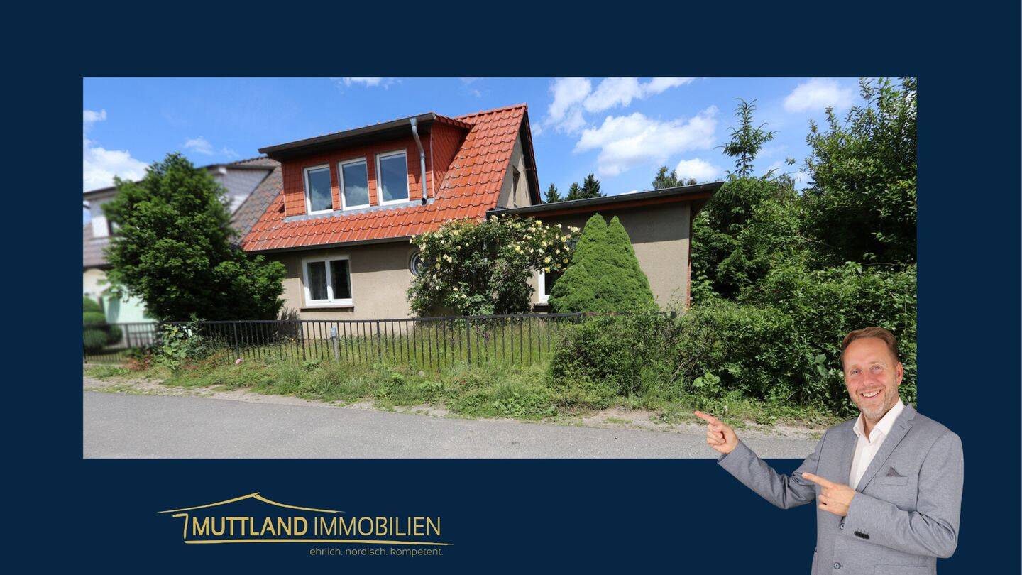 Thumbnail-Ihr neues Zuhause in Stralsund: Doppelhaushälfte mit Wintergarten und großem Garten