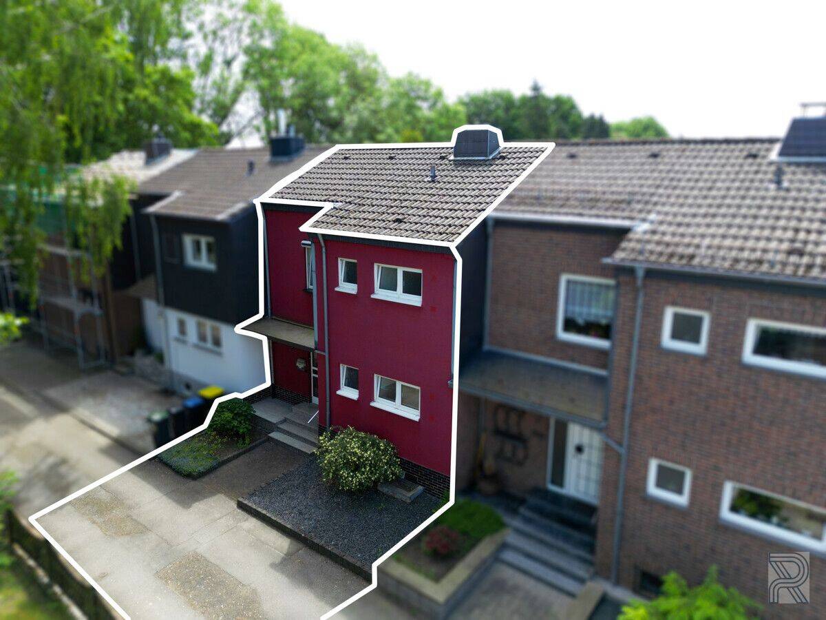 Thumbnail-Gepflegtes Reihenhaus mit Garage, Terrasse und Balkon in ruhiger Wohnlage von Alsdorf Ofden