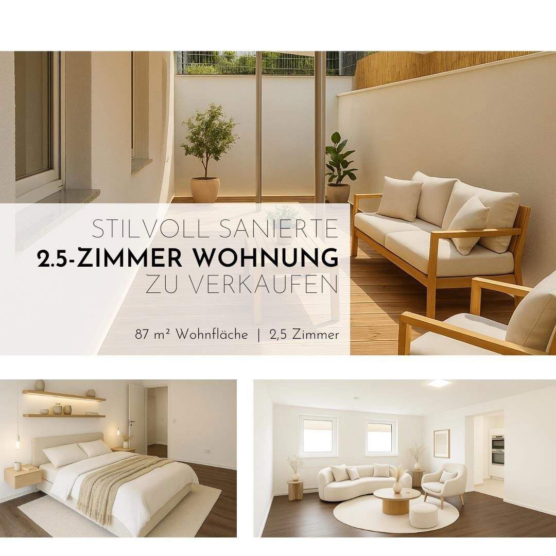 Thumbnail-Stilvolles Leben in ruhiger Lage - 2,5-Zimmer-Wohnung - Erstbezug mit Terrasse