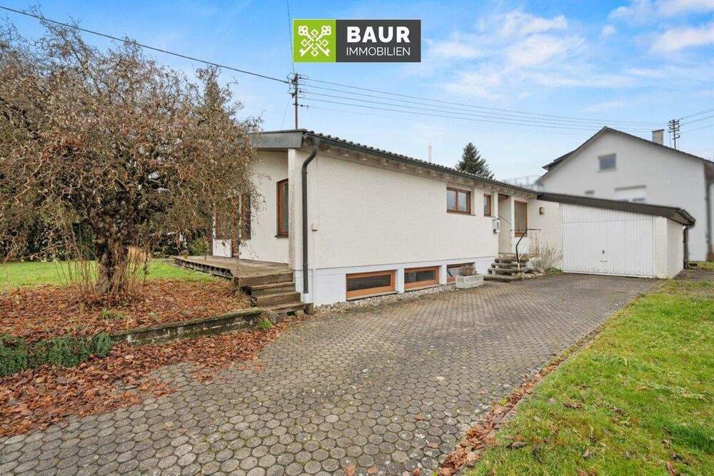 Thumbnail-Sofort bezugsfrei! Traumhafter Bungalow in idyllischer Lage in Denkingen