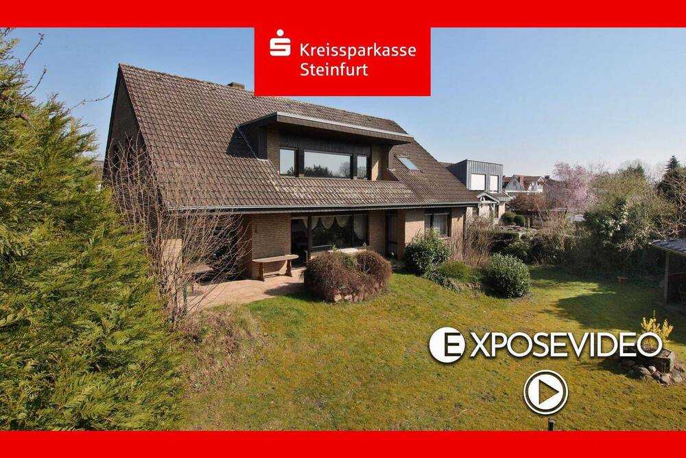 Thumbnail-Großzügiges Wohnglück mit Potenzial Einfamilienhaus mit Einliegerwohnung in Greven Reckenfeld