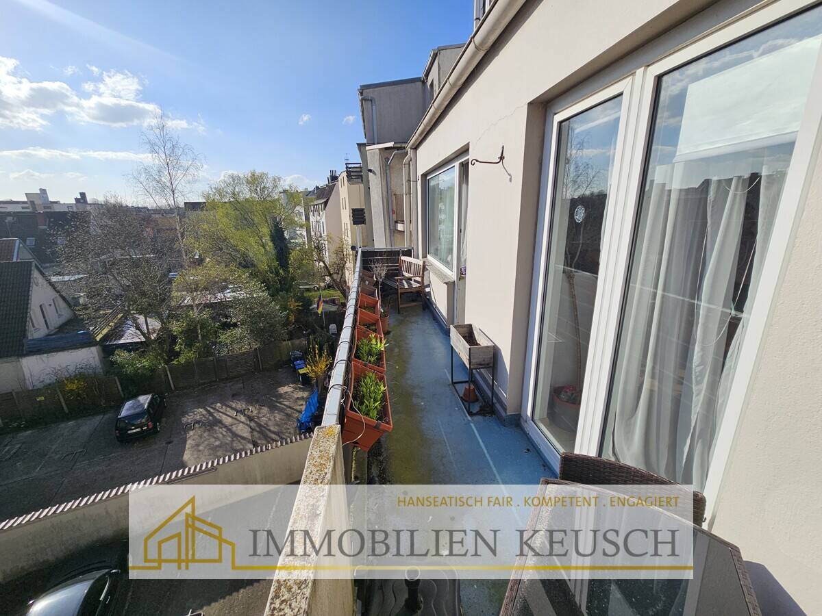 Thumbnail-3-Zimmer-Wohnung in zentraler Lage von Bremerhaven, großer Balkon +2 Stellplätze im Innenhof möglich