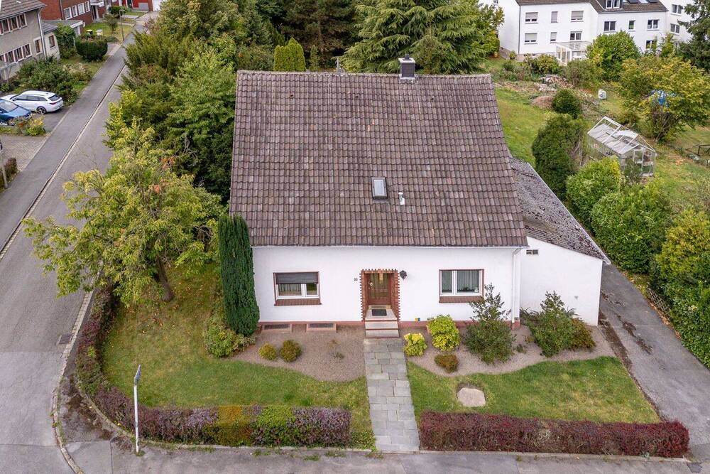 Hausansicht von oben