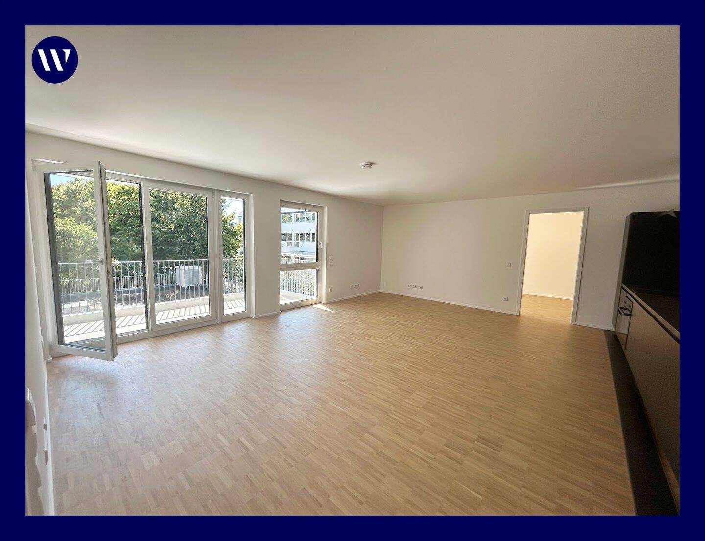 Thumbnail-**Familien Willkommen** 4 Zimmer im NEUBAU mit Balkon, 2 Bäder und Einbauküche, Parkett, Aufzug