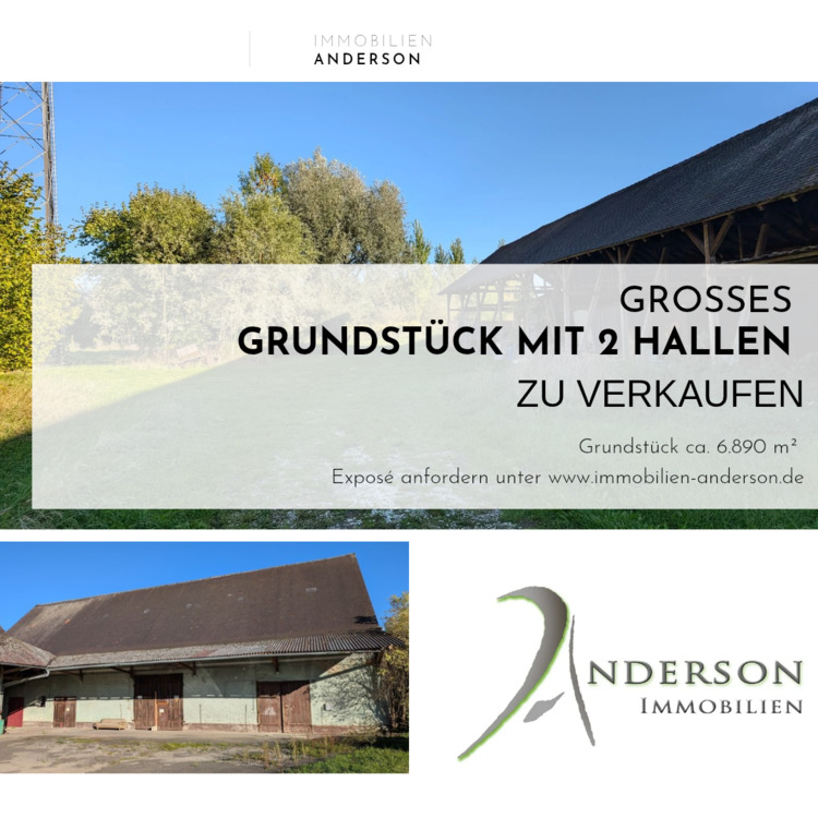 Thumbnail-Großes Grundstück mit sanierungsbedürftigen Scheunen