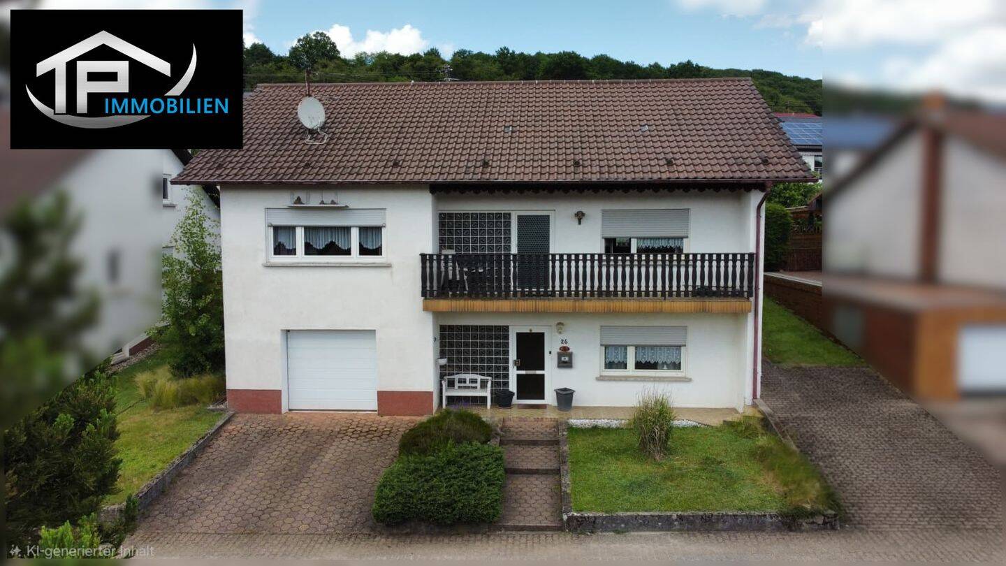 Thumbnail-Freistehendes Familienhaus in ruhiger Höhenlage - 200 m² Wohnfläche, Garten & Terrasse