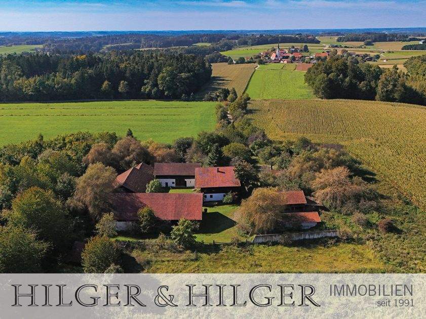 Thumbnail-Schönste Alleinlage: Rottaler 4-Seithof auf ca. 4 ha - mehrere Wohneinheit. mögl., u.a. ideal für Pferde