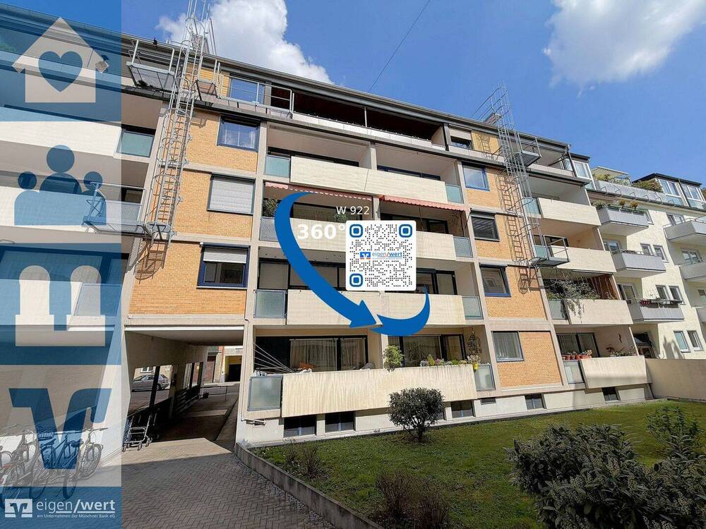 Thumbnail-Zentral in der Maxvorstadt: 2-Zimmer-Wohnung mit Süd-Loggia und Entwicklungspotenzial