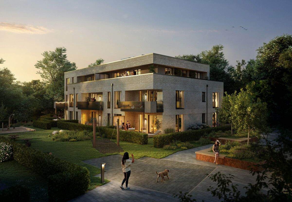 Thumbnail-Großzügige 3-Zimmer-Wohnung mit Balkon - barrierefreies Wohnen im Grünen von Hamburg-Poppenbüttel