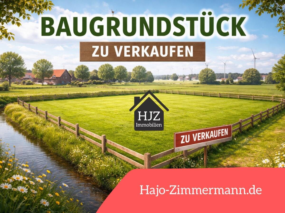 Thumbnail-Baugrundstück in der Gemeinde Großefehn zu verkaufen