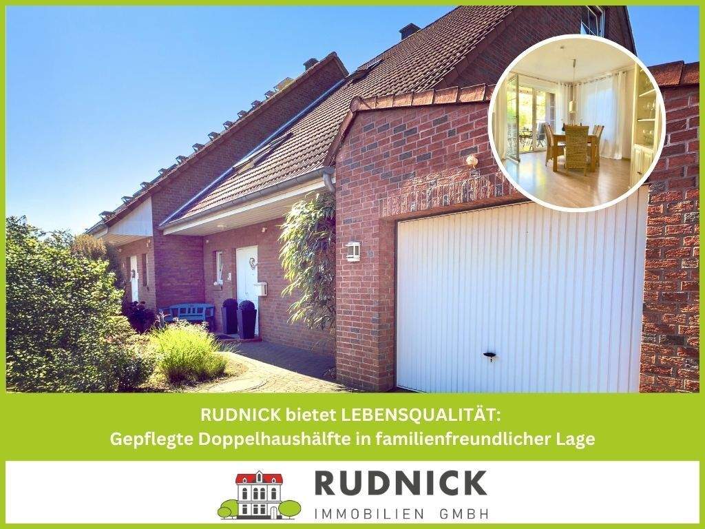 Thumbnail-RUDNICK bietet LEBENSQUALITÄT: Gepflegte Doppelhaushälfte in familienfreundlicher Lage