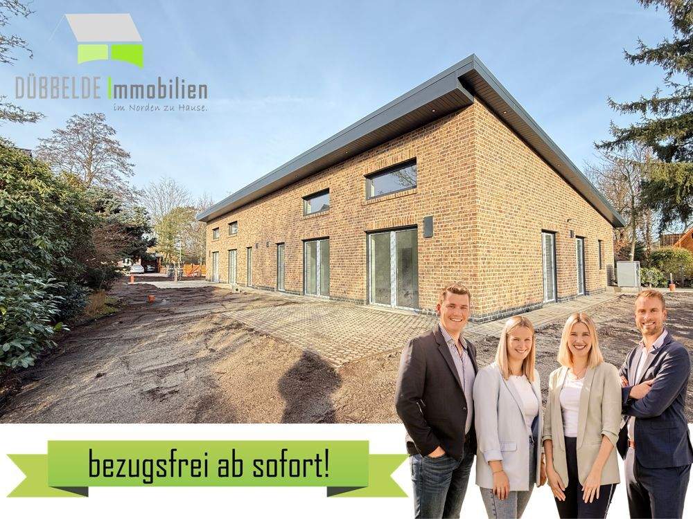 Thumbnail-Erstbezug in Augustfehn ll! Ebenerdige Doppelhaushälfte mit moderner Ausstattung.