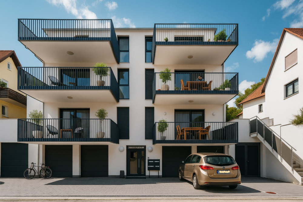 Thumbnail-Reserviert! Moderne Eleganz trifft Wohnkomfort - 3-Zimmer 1.OG Neubauwohnung