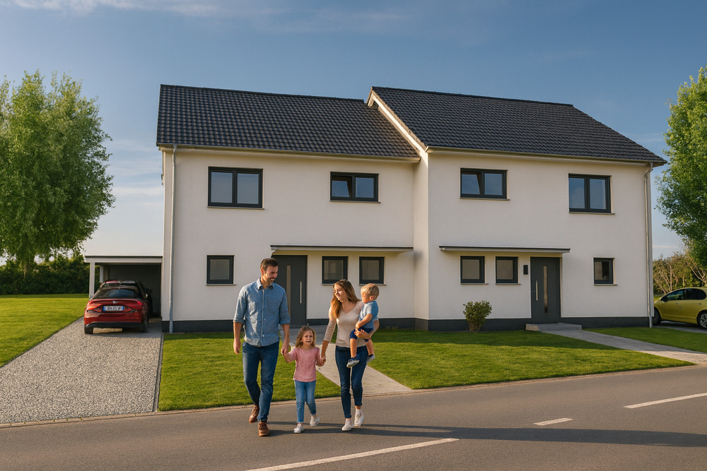 Thumbnail-NEUBAU-Doppelhaushälfte * Provisionsfrei * Sofortiger Baubeginn möglich