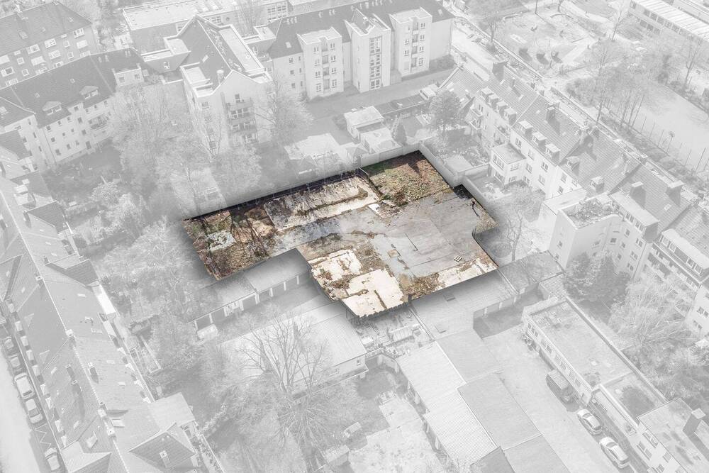 Thumbnail-Baugrundstück - 1.500 m² - Innenhof - Kein B-Plan