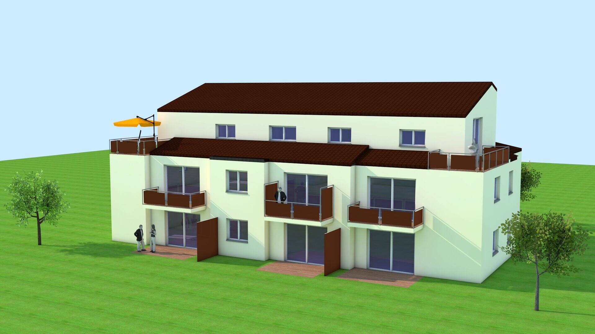 Thumbnail-Velburg 3.Zi. KFW 40 QNG-Plus, Neubau mit Lift, ruhig.