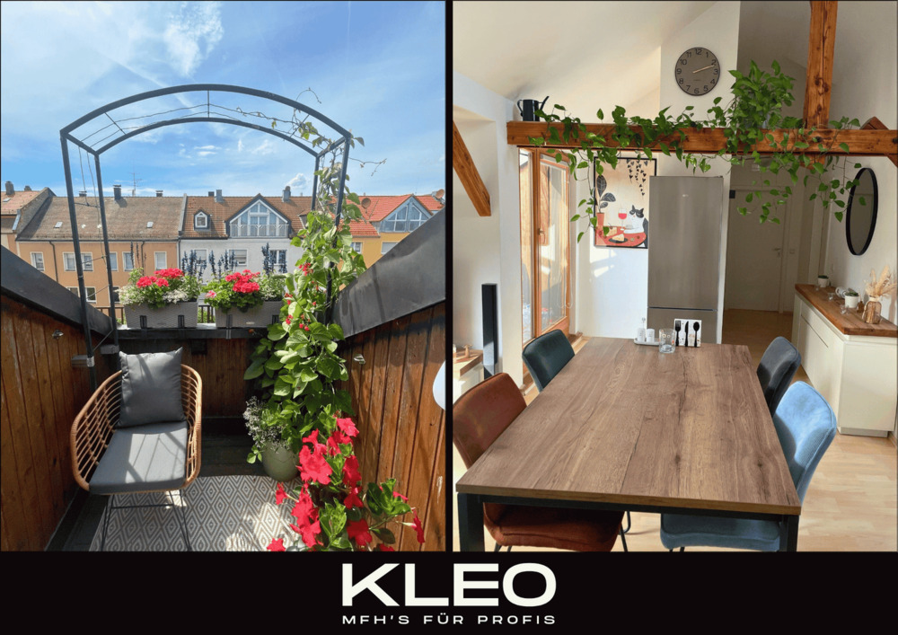 Thumbnail-Charmante 3-Zi.-Dachwohnung in Nürnberg-Steinbühl | 75 m² | EBK | Loggia | Neue Heizung