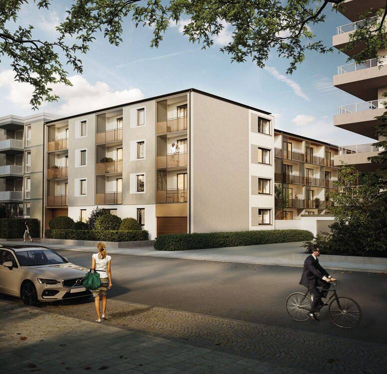 Thumbnail-Wohnen am Englischen Garten: Sonnige 3-Zi.-Balk.-Whg.! Erstbezug!