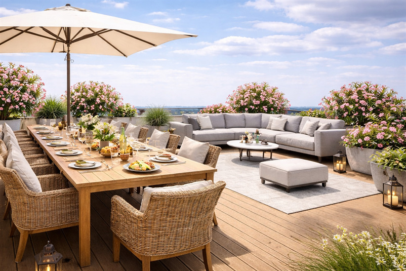 Thumbnail-Freiraum am Lietzensee. Dachneubau mit Sonnenlounge