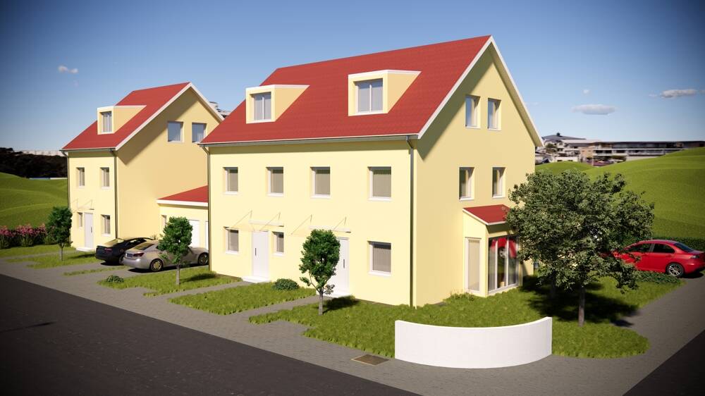 Thumbnail-Provisionsfrei: Baugrundstück mit Baugenehmigung für 3 DHH, je ca. 140m² Wfl., gesamt ca. 420m²