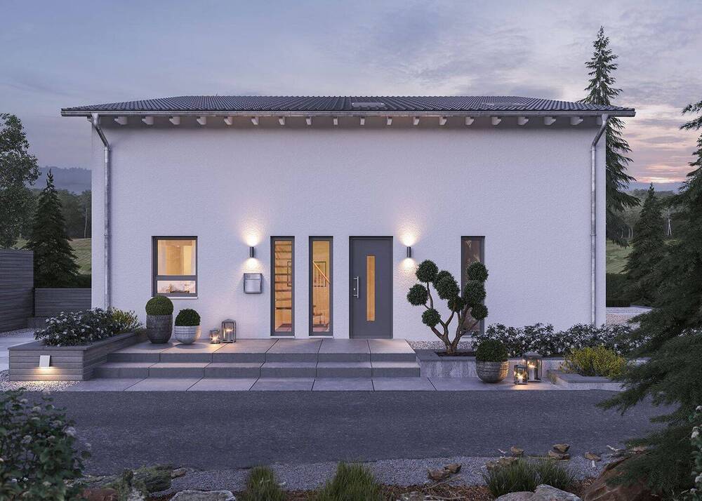 Thumbnail-Großzügiges Einfamilienhaus mit durchdachtem Grundriss - modern, bezahlbar und energieeffizient!