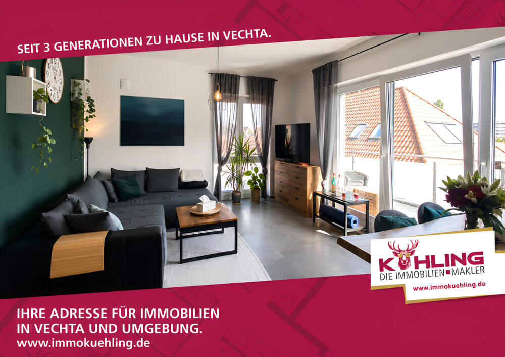 Thumbnail-Stilvoll, modern, gepflegt - 2-Zimmer-Wohnung mit Balkon