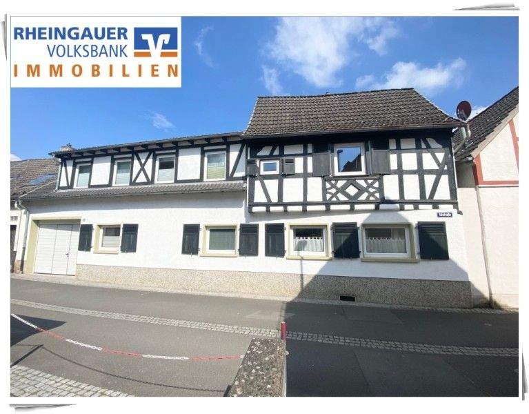 Thumbnail-** Kiedrich: Einfamilienhaus mit Einliegerwohnung in ruhiger Anliegerstraße **