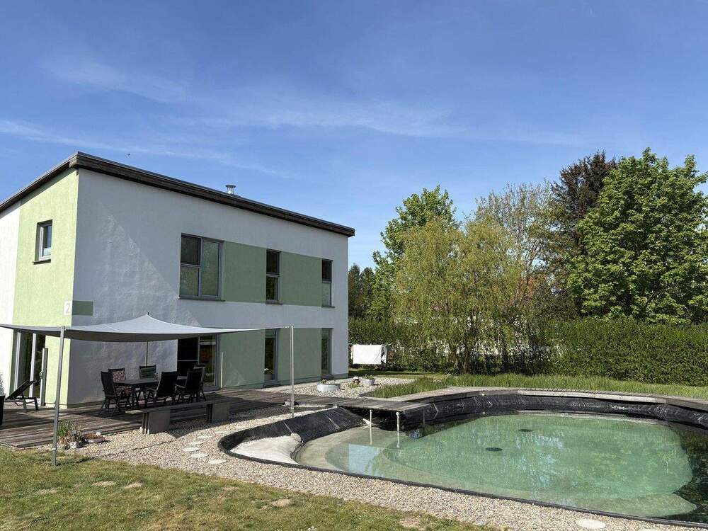 Thumbnail-Architektenhaus (KfW 40) mit Schwimmteich + Nebengebäude ( 78 m²)+Solar